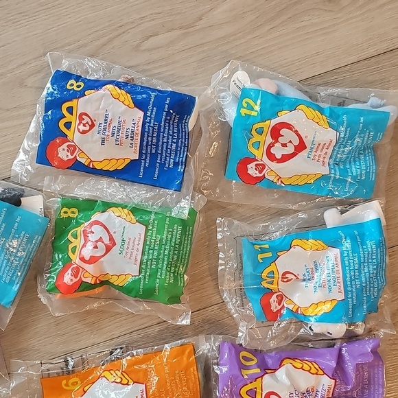 Vintage 90s Unopened McDonalds TY Beanie Baby Lot Of 11 - Picture 4 of 11